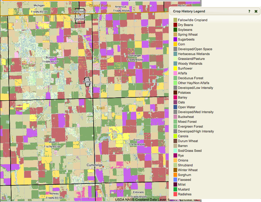 crop history layer